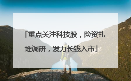 重点关注科技股，险资扎堆调研，发力长钱入市